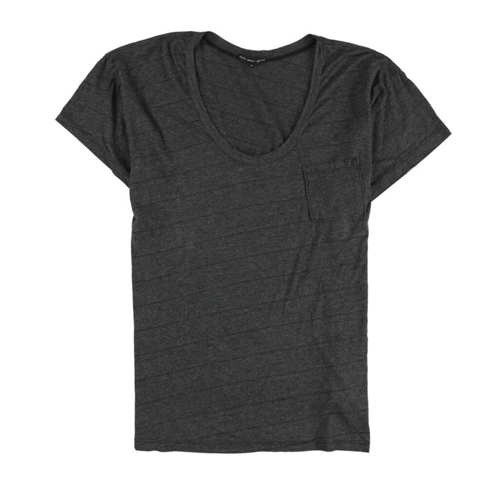 TRULY MADLY DEEPLY Mens Pin Stripes Pocket Basic T-Shirt, NWT